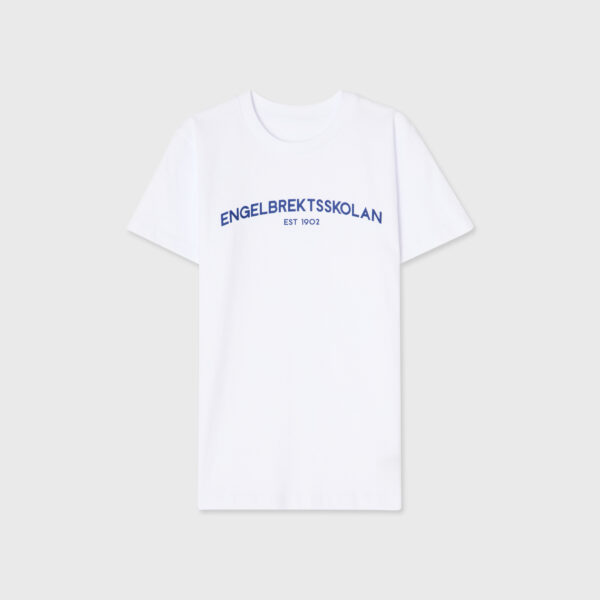Engelbrekt t-shirt vit logo jr