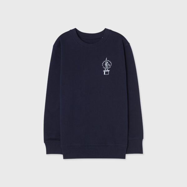 Engelbrekt sweatshirt navy logo jr