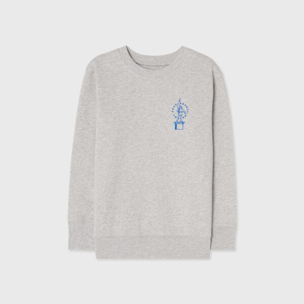 Engelbrekt sweatshirt grå logo jr