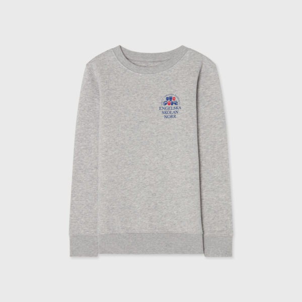 Engelska norr sweatshirt grå logo jr