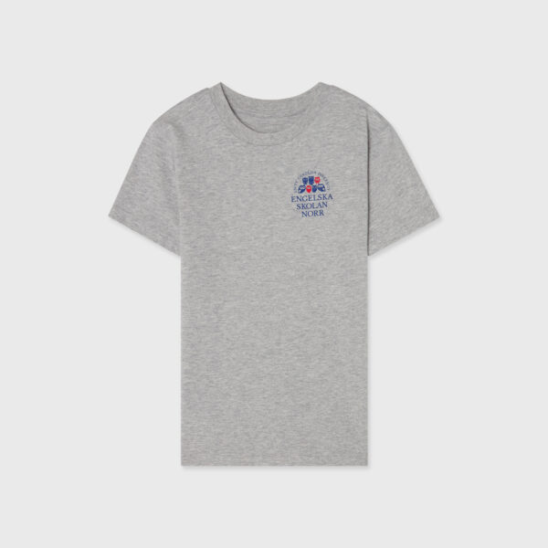 Engelska norr t-shirt grå logo jr