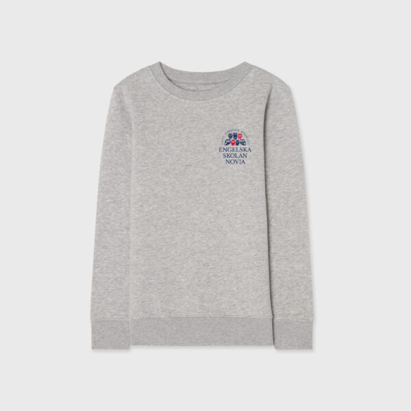 Engelska Novia sweatshirt grå liten logo jr
