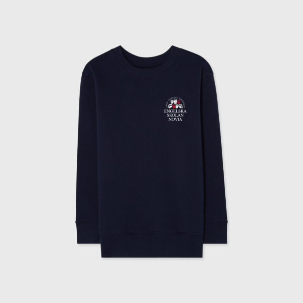 Engelska Novia sweatshirt navy liten logo jr