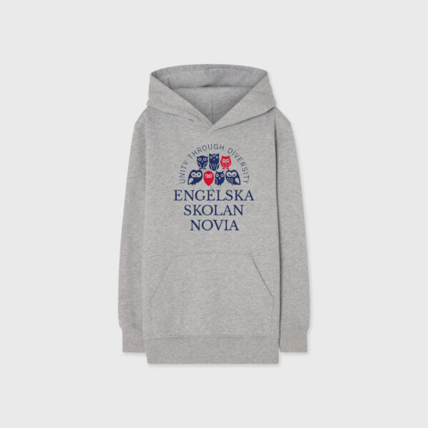 Engelska Novia hood grå stor logo jr