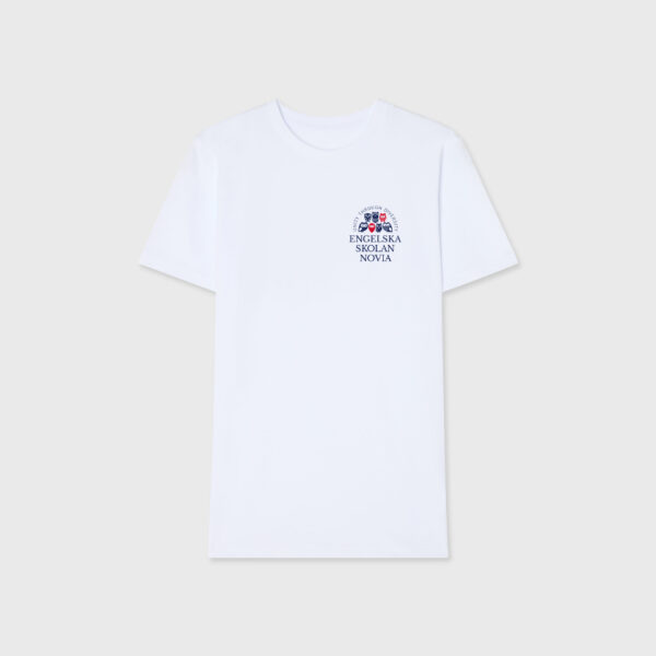 Engelska Novia t-shirt vit liten logo jr
