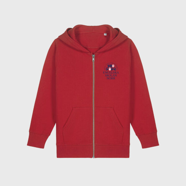 Engelska Novia zip-hoodie röd jr