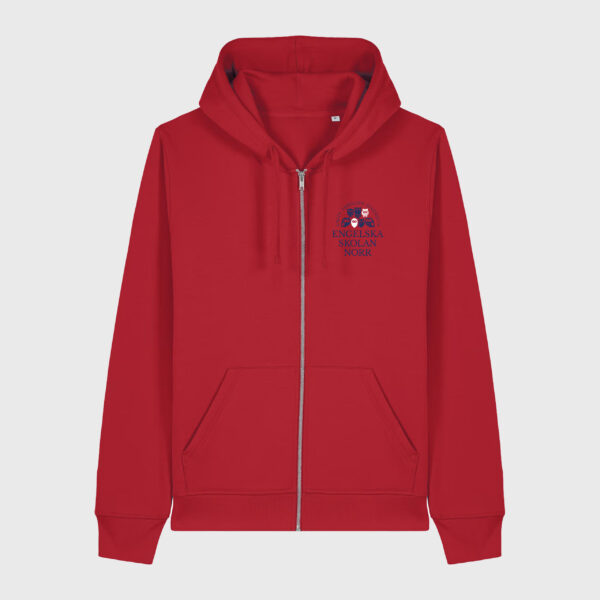 Engelska Novia zip-hoodie röd