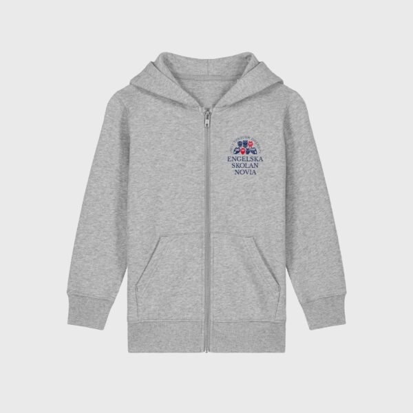 Engelska Novia zip-hoodie grå jr