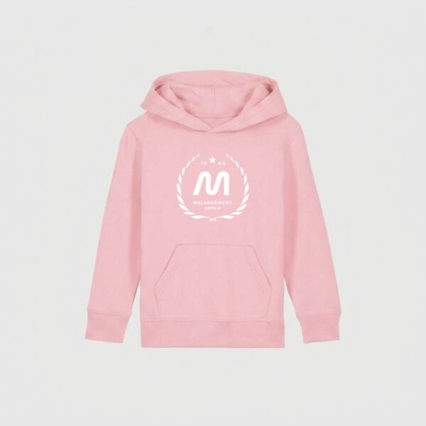 MÄLARHÖJDEN ROSA HOODIE JUNIOR LOGO