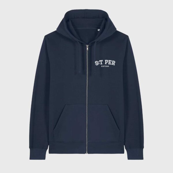 ZIP-HOODIE S:T PER BLÅ