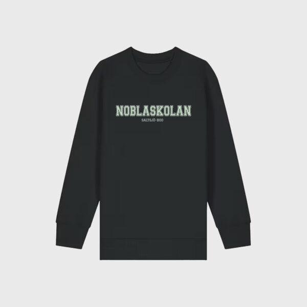 Nobla svart sweatshirt neon logo JR