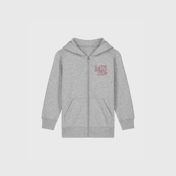 MÄLARHÖJDEN GRÅ ZIP-HOODIE JUNIOR MHS