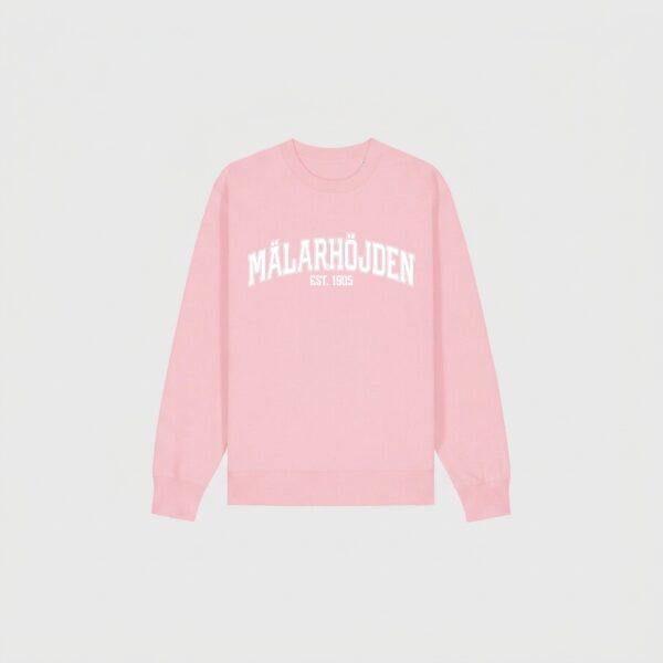 MÄLARHÖJDEN ROSA SWEATSHIRT JUNIOR TEXT