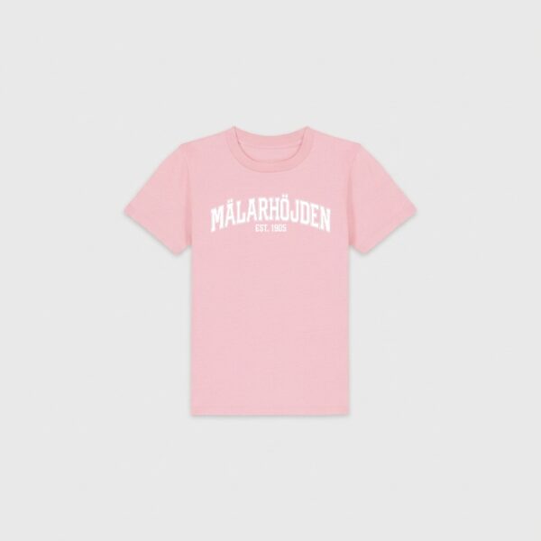 MÄLARHÖJDEN ROSA T-SHIRT JUNIOR TEXT